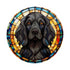 Cocker Spaniel Black Glass Suncatcher Worktop Saver